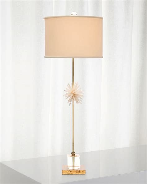John Richard Collection Alabaster Cross Table Lamp Neiman Marcus