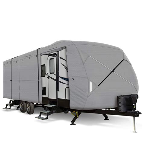 Travel Trailer Rv Cover Camper Cover Windproof Extra Thick Upgraded 5