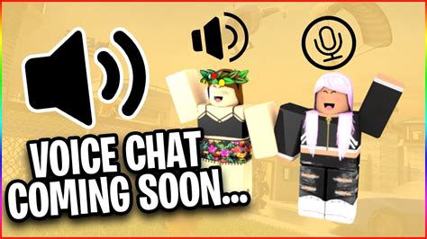 VOICE CHAT is coming soon to Roblox!! - YouTube
