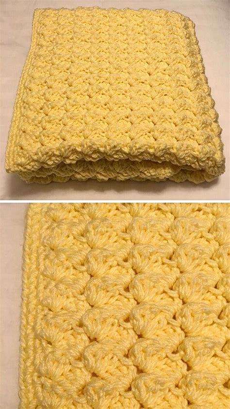 Free Baby Blanket Crochet Pattern Beginner Friendly Leelee Knits