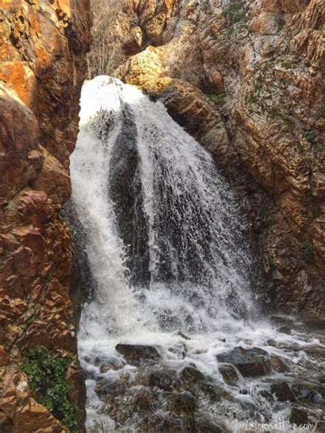 hiking to heugh s canyon waterfall waterfall utah adventures utah hikes