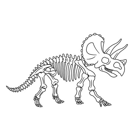 Bij ons vind je meer dan 1800 kleurplaten van o.a. dino skelet kleurplaat - Google zoeken | Dinosaurussen, Fossielen, Skelet tekeningen