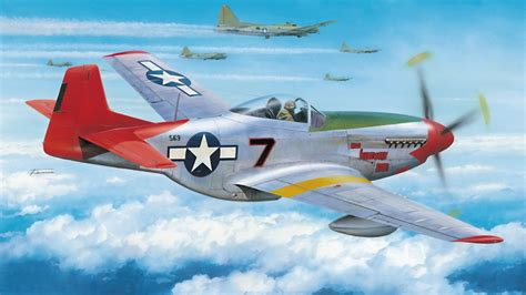 Desktop Wallpapers Airplane P 51 D Mustang Ww2 Tuskegee Airmen