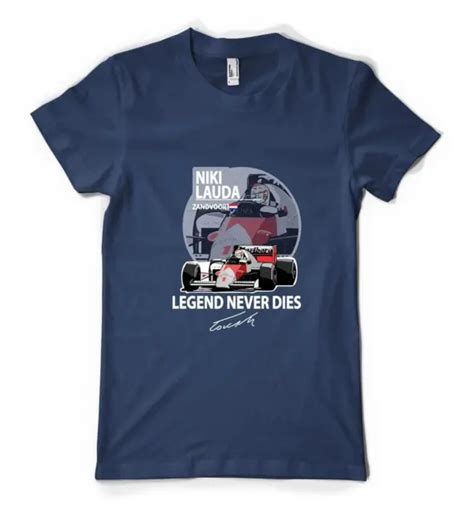 Niki Lauda Legends Never Die F1 Motorsport Personalised Unisex Adult T