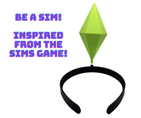 The Best Sim Plumbob On Etsy Great For Halloween Cosplay And Comic