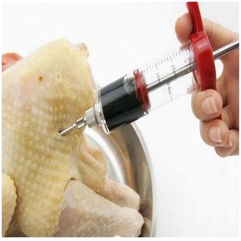 The marinade is enough for 2 kg of meat. Turkey Marinade Injector / Plastic Marinade Injector ...