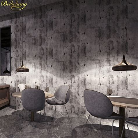 Beibehang Wall Papers Home Decor Retro Nostalgic Industrial Wind Cement