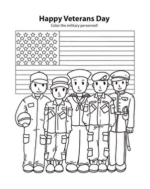 In addition to the word search mentioned above, the veterans day crossword printable also pairs well with some of the patriotic worksheets in the free patriotic fun printables packet. Happy Veterans Day | Worksheet | Education.com