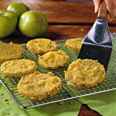 Easy to make and good to eat what more could you ask for? Fried Green Tomatoes Recipe | MyRecipes