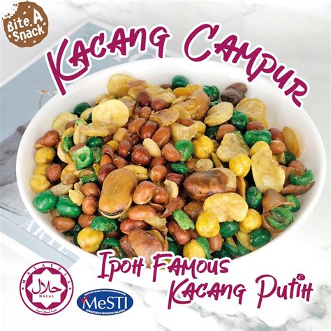 Halal🌟kacang Putih Ipoh Famous Kacang Campur Mixed Nuts 200g Pack