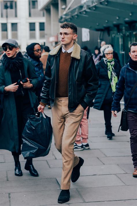 All The Best Street Style From London Fashion Week Men S Cool Street Fashion Jackets Men