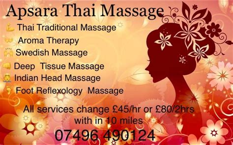 Apsara Spa Mobile Thai Massage In Buxton Derbyshire Gumtree
