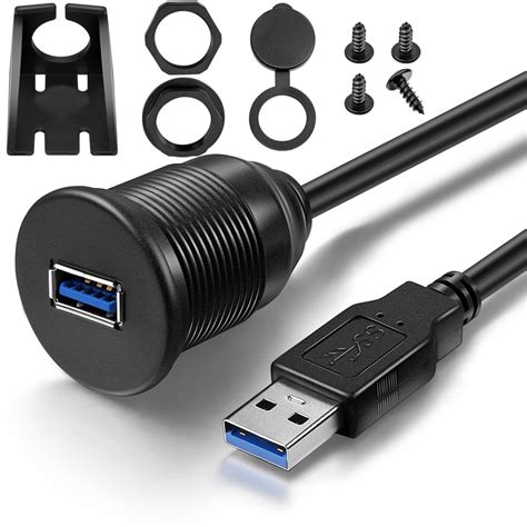 Buy Obvis Usb Male To Usb Female Aux Flush Car Extension Cable