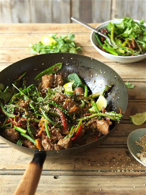 When the oil is shimmering, add the garlic and cook until fragrant (30 seconds). Disbetic Stirfry / Csiro Ginger Chicken Stir Fry Recipe To ...