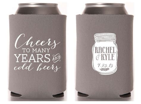 Download Custom Collapsible Can Coolers Cheers to Many Years and ...
