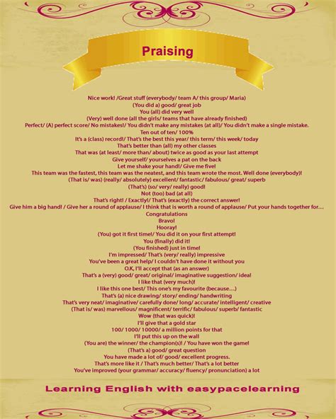 Praise And Encouragement Phrases You Can Use To Show You Appreciate