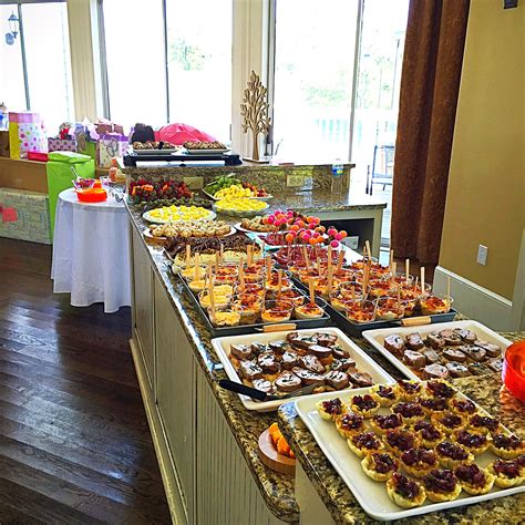 Whether you're in the classroom or keeping who doesn't love appetizers? Appetizer buffet for Lauren's baby shower | Appetizer ...