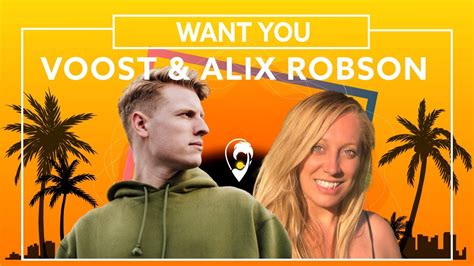 Voost And Alix Robson Want You [lyric Video] Youtube