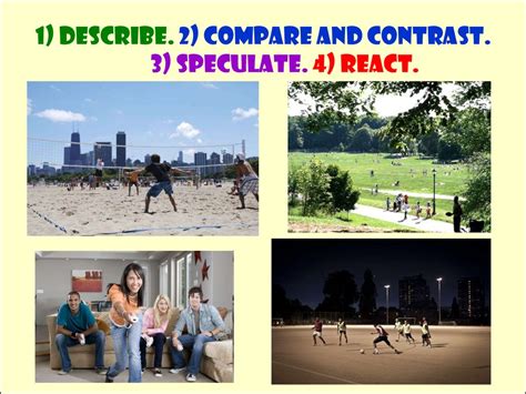 compare and contrast photos - online presentation