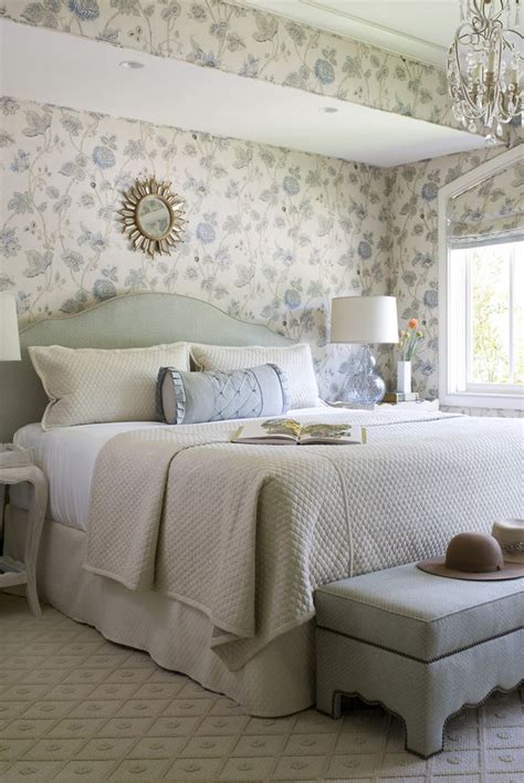 This peel and stick wallpaper is easy to use and won't harm your walls. 30 Bedrooms with Statement Wallpaper
