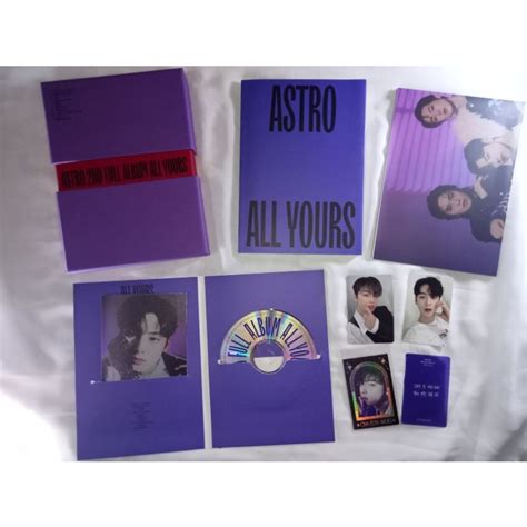 Jual Official Album Astro All Yours Us Ver Eunu Set Booking Shopee Indonesia