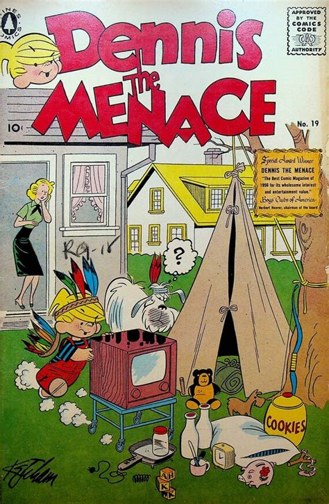 Dennis The Menace 19 Pines Comics Backyard Camping Tv Set 1956 Etsy