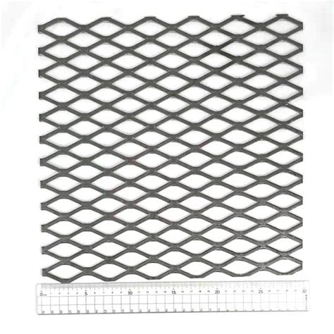 4080mm 3480mm Rhombus Expanded Metal Mesh Balustrades 4x8 Expanded
