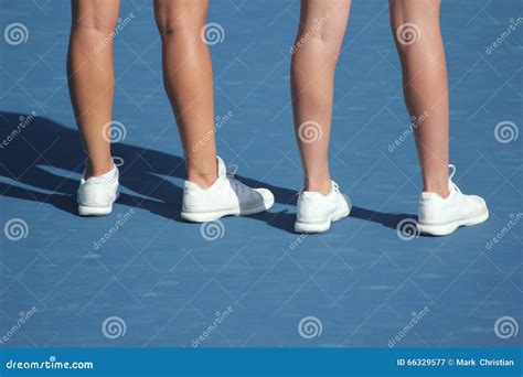 Female Athlete Tennis Legs Stock Image Image Of Shapely 66329577