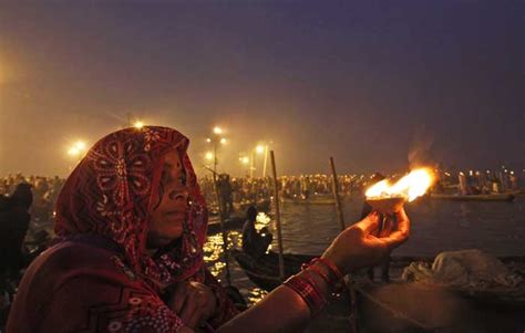 Magh Mela Devotees Take Holy Dip At Sangam In Allahabad Picture Gallery Others News The
