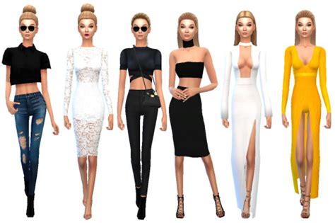 Kylie Jenner Outfits Sims 4 Famous Person