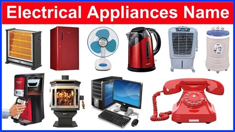 Learn Electrical Appliances Name Use In Your Home Electrical