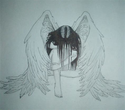 Sad Angel By Aequili On Deviantart