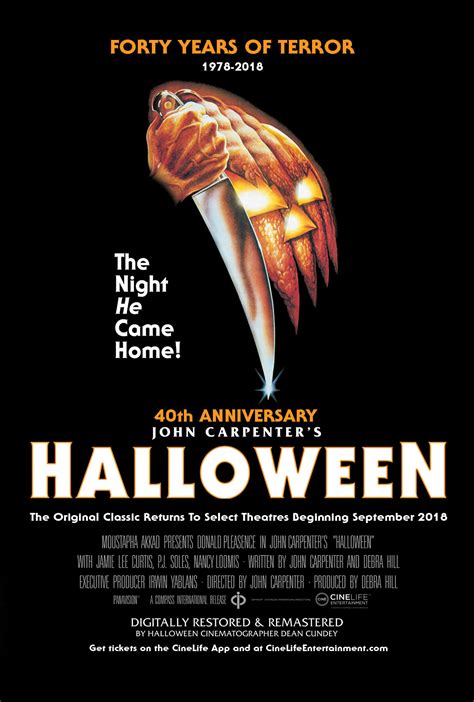 John Carpenters Halloween Returns To Theaters Today Halloweenmovies