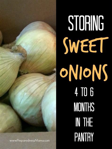 Storing Sweet Onions Preparednessmama Sweet Onion Fruit And