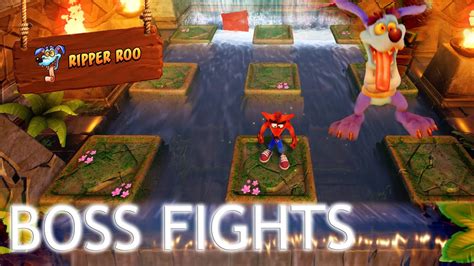 Crash Bandicoot 1 N Sane Trilogy Ripper Roo Boss Fights Gameplay