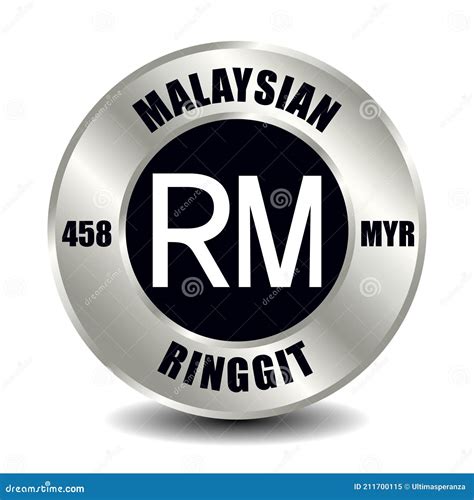 Malaysian ringgit MYR stock vector. Illustration of investment - 211700115