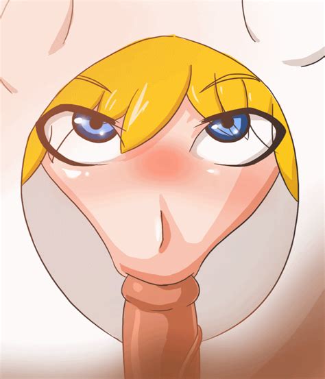 Rule 34 Adventure Time Animated Blonde Hair Blue Eyes Blush Cartoon
