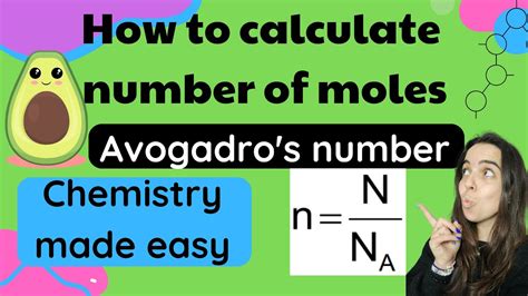 Avogadros Number How To Calculate Number Of Moles Grade