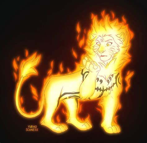 Naruto As Lion Kurama Chakra By Yurikoschneide On Deviantart