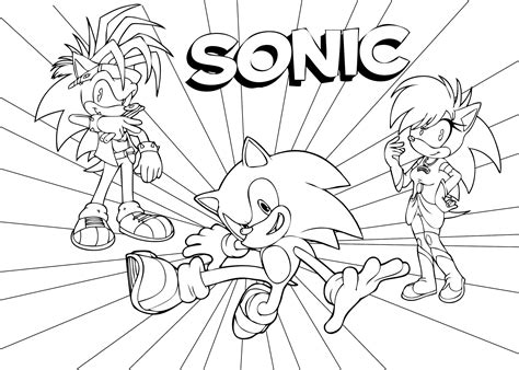 Coloriage Sonic Imprimer Gratuitement 100 Images