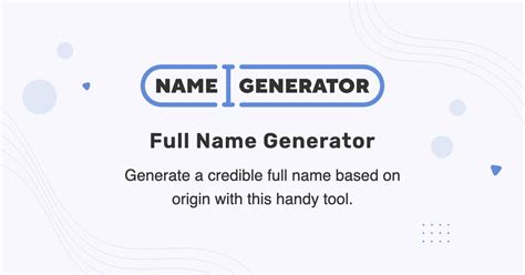 Full Name Generator