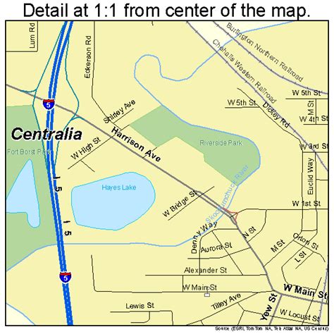Centralia Washington Street Map 5311160