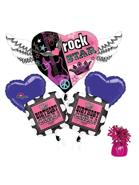 You name it, we have the party decorations for it. Rock Star Girl Balloon Kit | Bargain Party Decorations ...