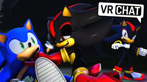 Sonic And Shadow Meet Female Shadow Vr Chat Youtube