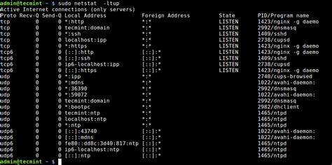 Type below command, after that, hit enter key on the. 4 Ways to Find Out What Ports Are Listening in Linux