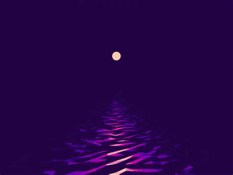 Allison House Water Sea Moon Ocean Pink Wallpaper Gif Purple Aesthetic Purple Wallpaper