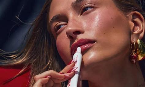 Hailey Biebers Rhode Skin Release More Strawberry Glaze Lip Treatment