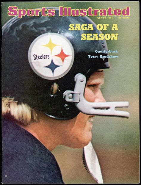 Pittsburgh Steelers Qb Terry Bradshaw Sports Illustrated Cover Photograph By Sports Illustrated