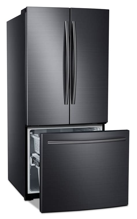 Free delivery and returns on ebay plus items for plus members. Samsung 22 Cu. Ft. French-Door Refrigerator - Black ...