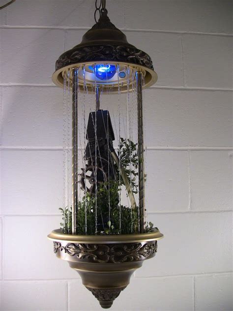Vintage Rain Oil Motion Lamp Grist Mill Hanging Swag Light Hanging Swag Light Swag Light